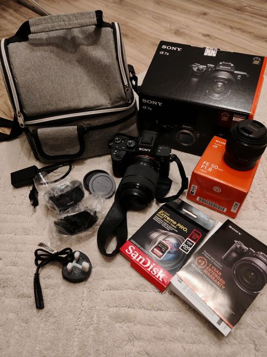 Sony a7 III ILCE-7M3 + 2 obiektywy i dodatki