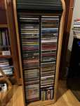 Torre 120 CDs em madeira
