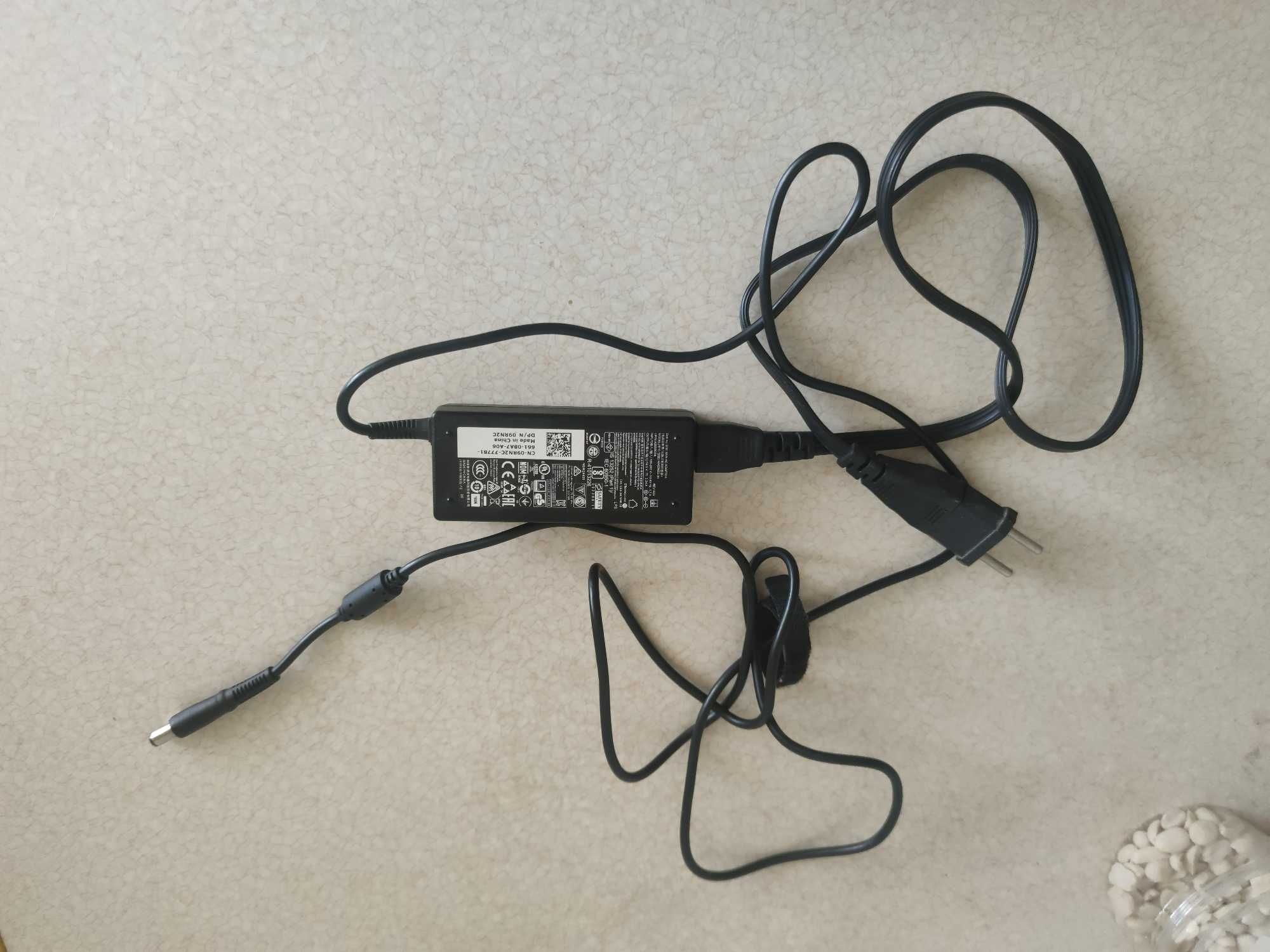 Зарядний пристрій для ноутбука DEL. 19.5v. 3.34A. 65W. Оригінал.