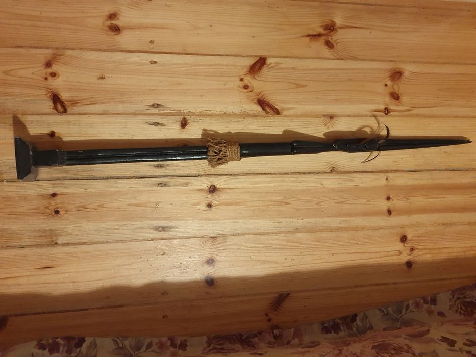 Afrykański rzeźba  wojownika.