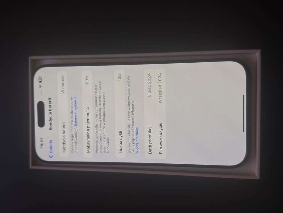Iphone 16 pro max 100% bateria