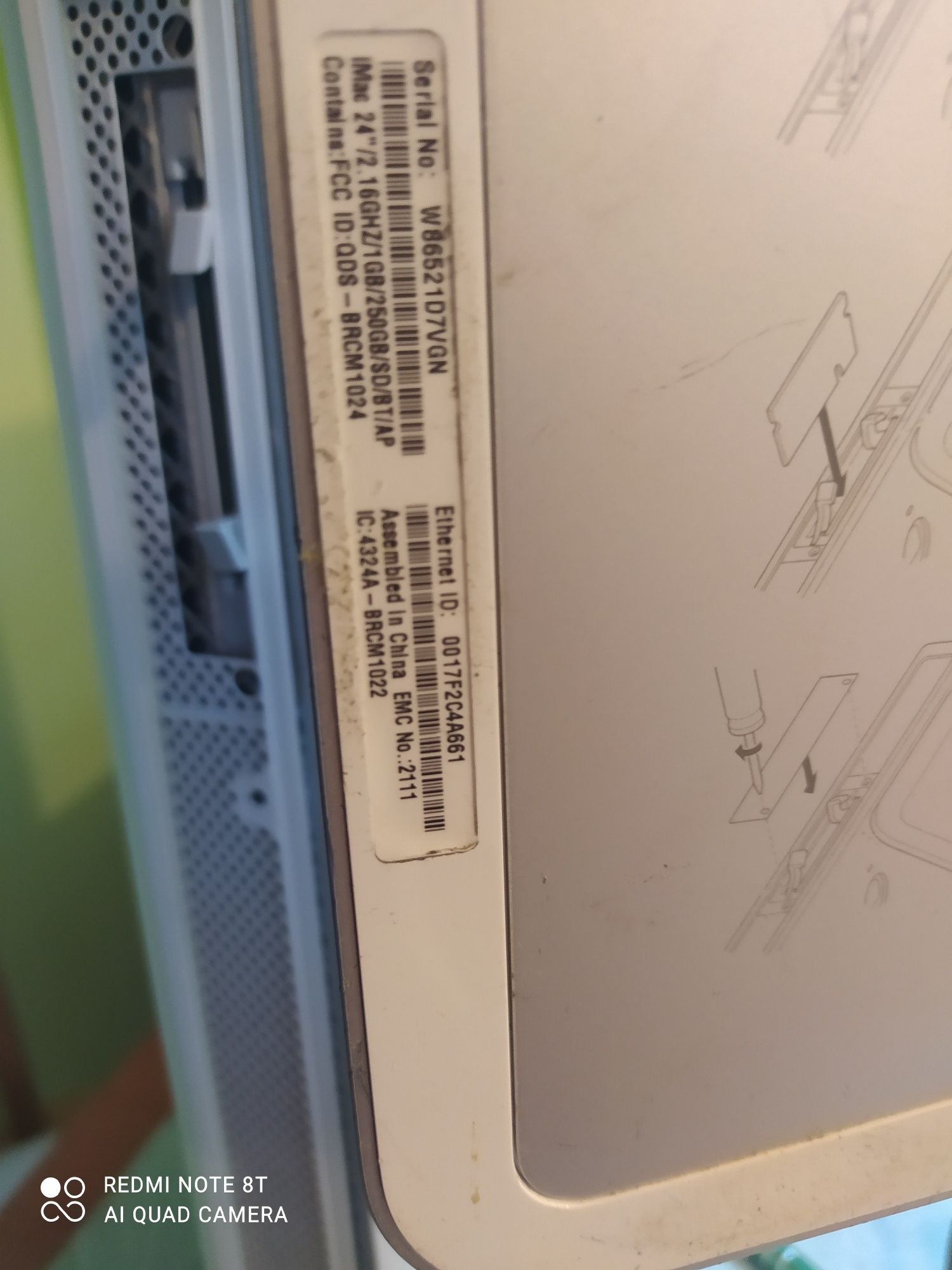 Imac 5.1 24 Cale, Dysk SSD 128GB