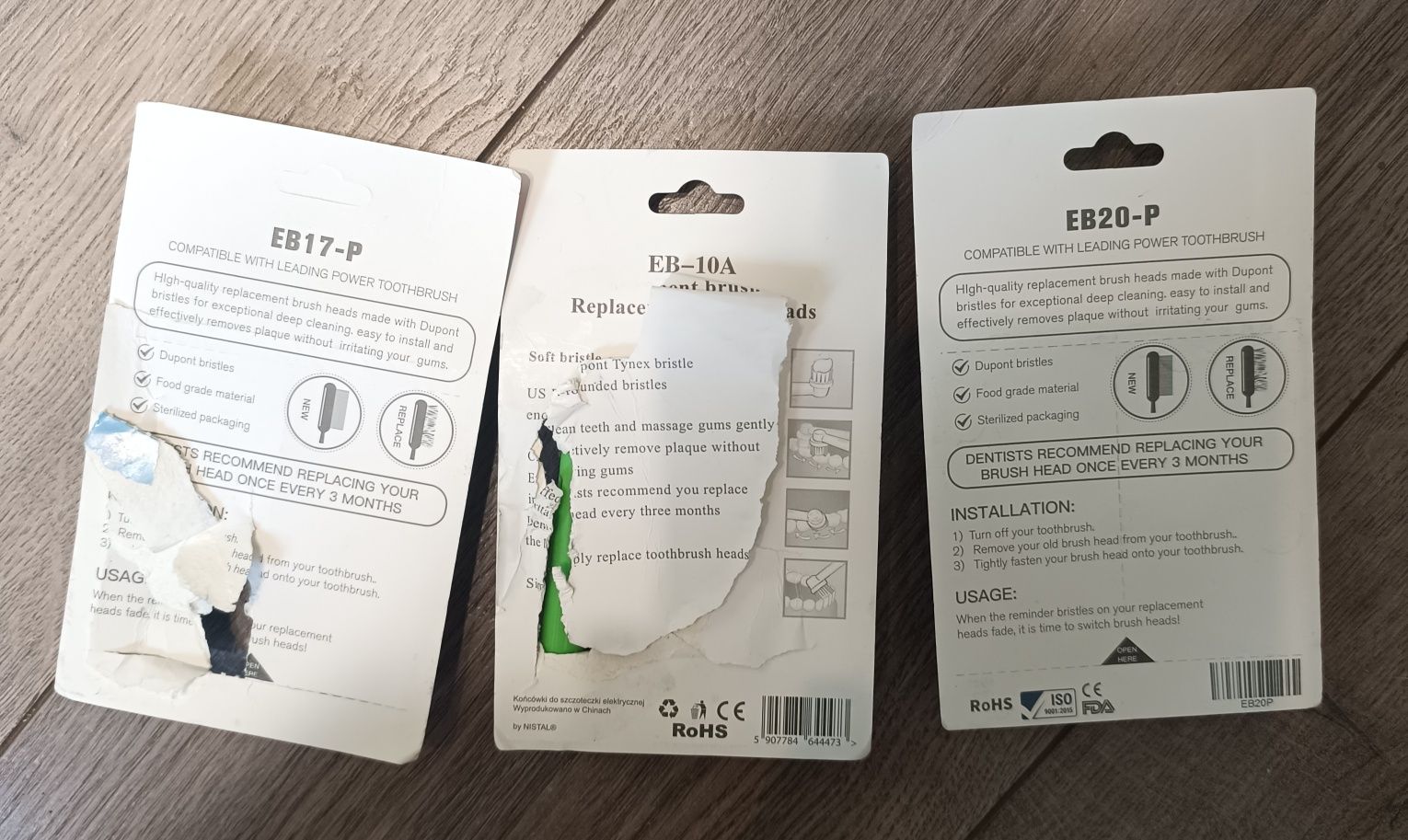 Końcówki do szczoteczki elektrycznej braun