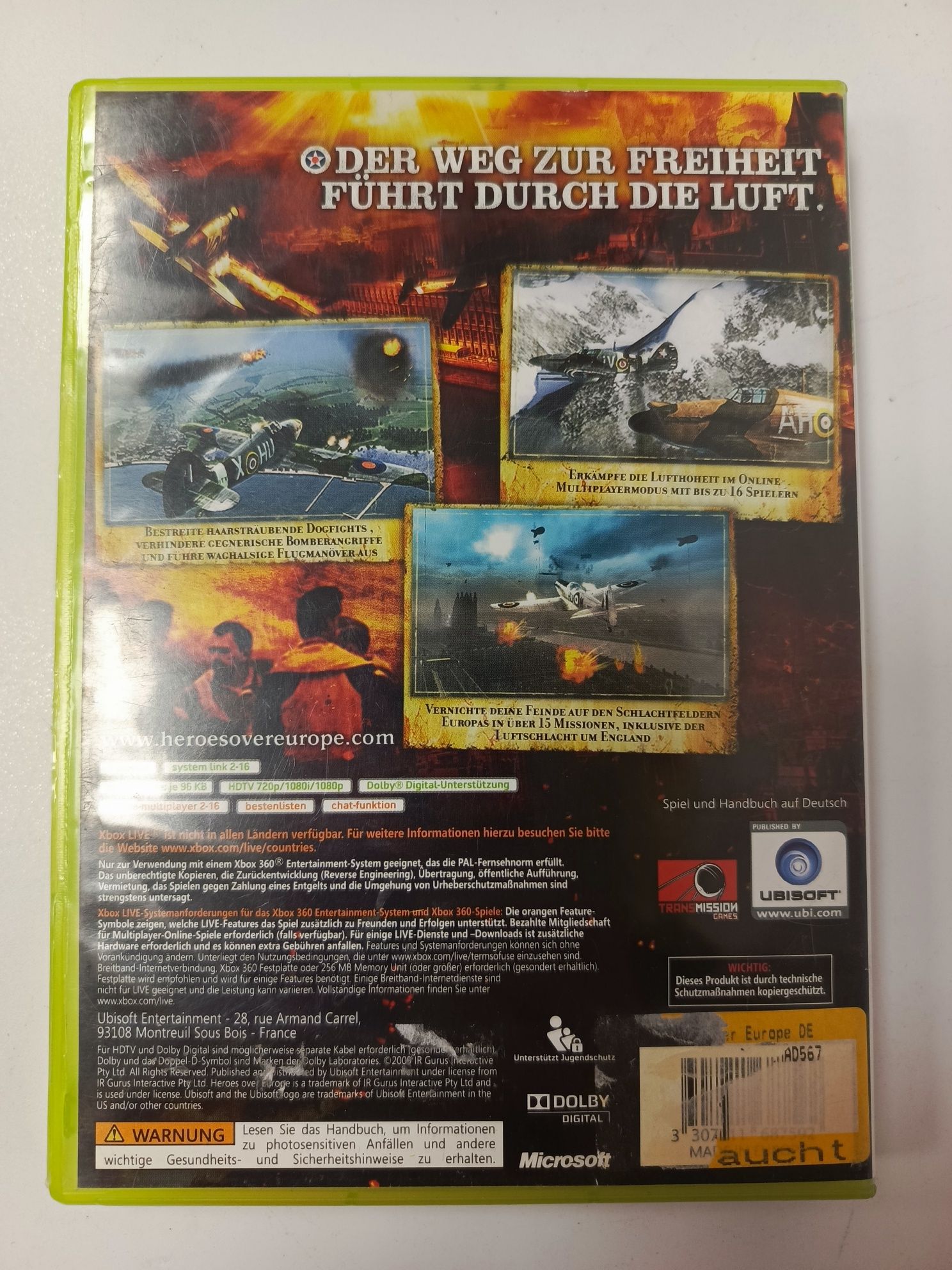 Gra Xbox 360 "Heroes Over Europe"