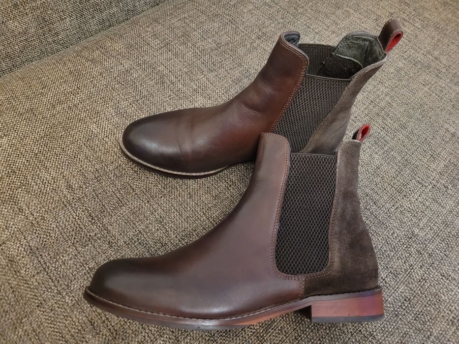 Sztyblety damskie skórzane r.39