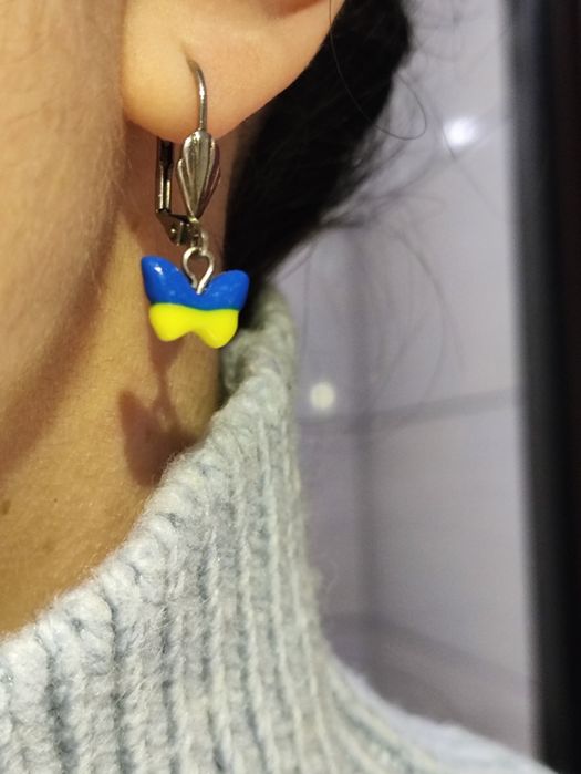 Сережки  метелики