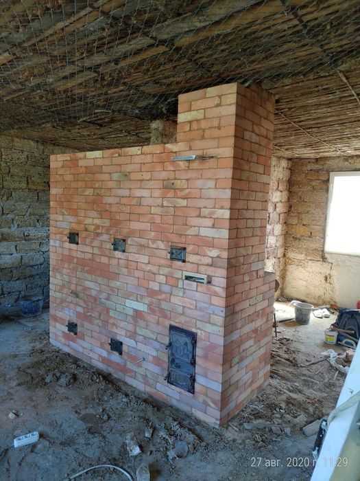 Кладка Всех видов печей Отопление дома дровами.Печное отопление.