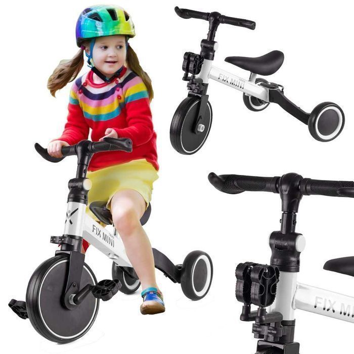 ROWEREK BIEGOWY Dla Dzieci Trójkołowy TRIKE FIX MINI z Pedałami 3W1