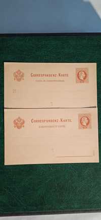 Austria Cesarstwo - Kartki Pocztowe P 26-27.