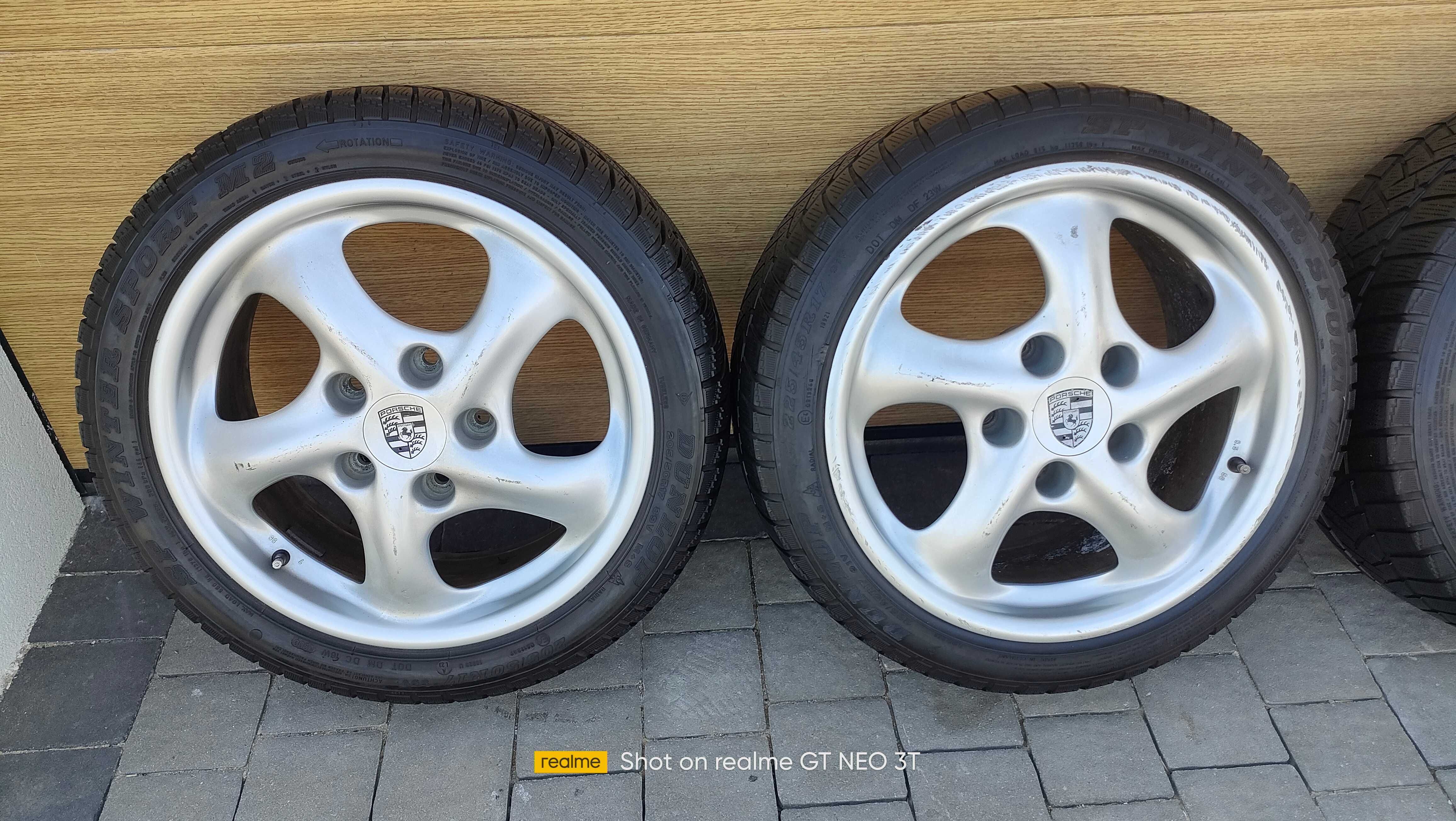 Felgi Porsche 5x130 i 5x100 i 5x112 wraz z oponami 205/50r17 225/45r17