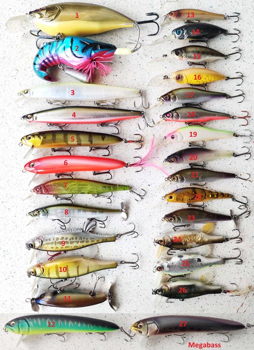 Воблеры Megabass DEPS Daiwa