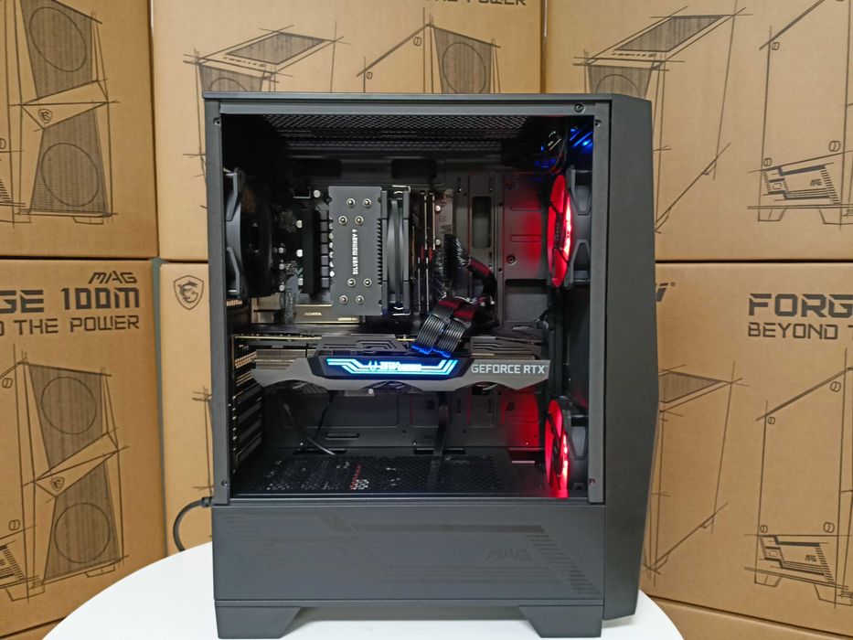 Nowy Komputer Gamingowy Ryzen 7 8700F 2TB 32GB RTX 5070 12gb FV23 RATY