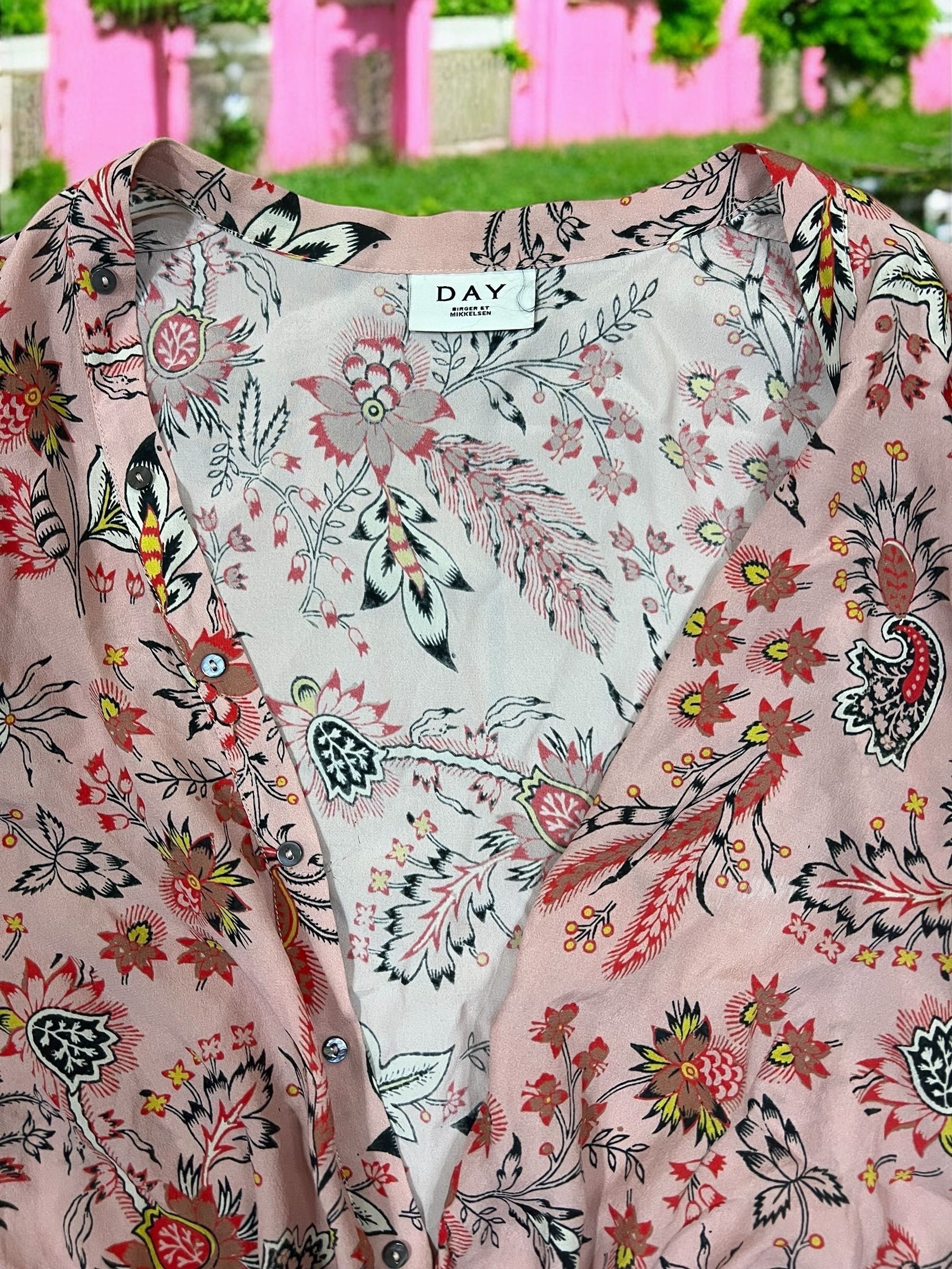 Day Birger et Mikkelsen roz. M/L damska bluzka wiskoza jedwab