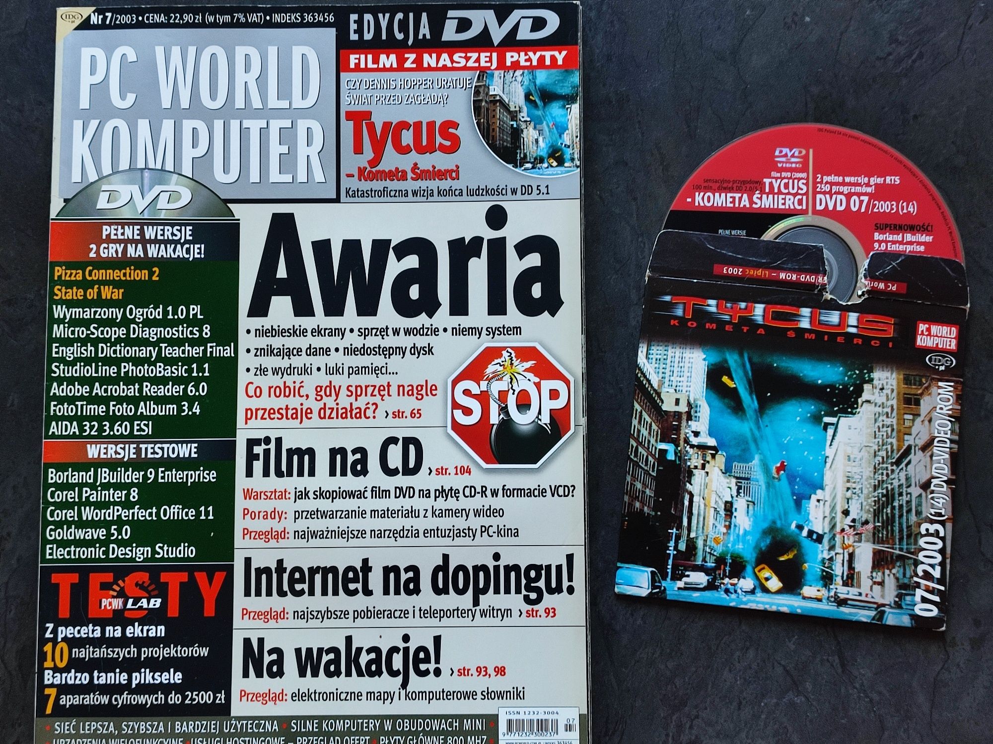 PC World komputer/ 3x arch. czasopisma. 03r./ Edycja DVD