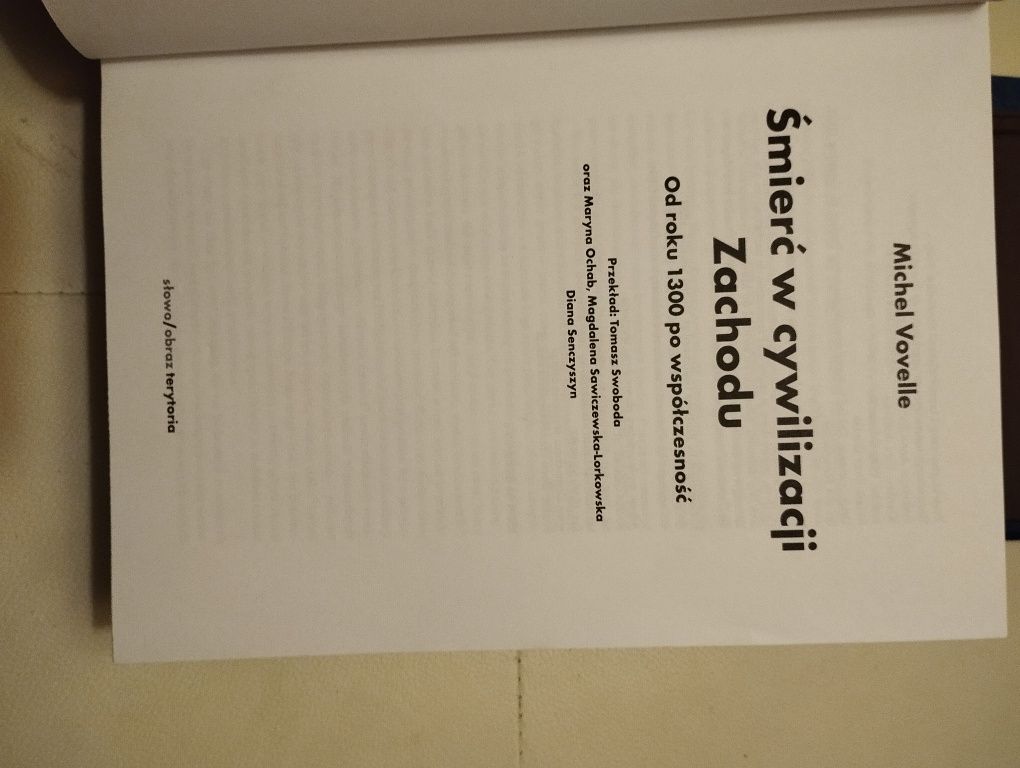 Vovelle śmierć w cywilizacji Zachodu