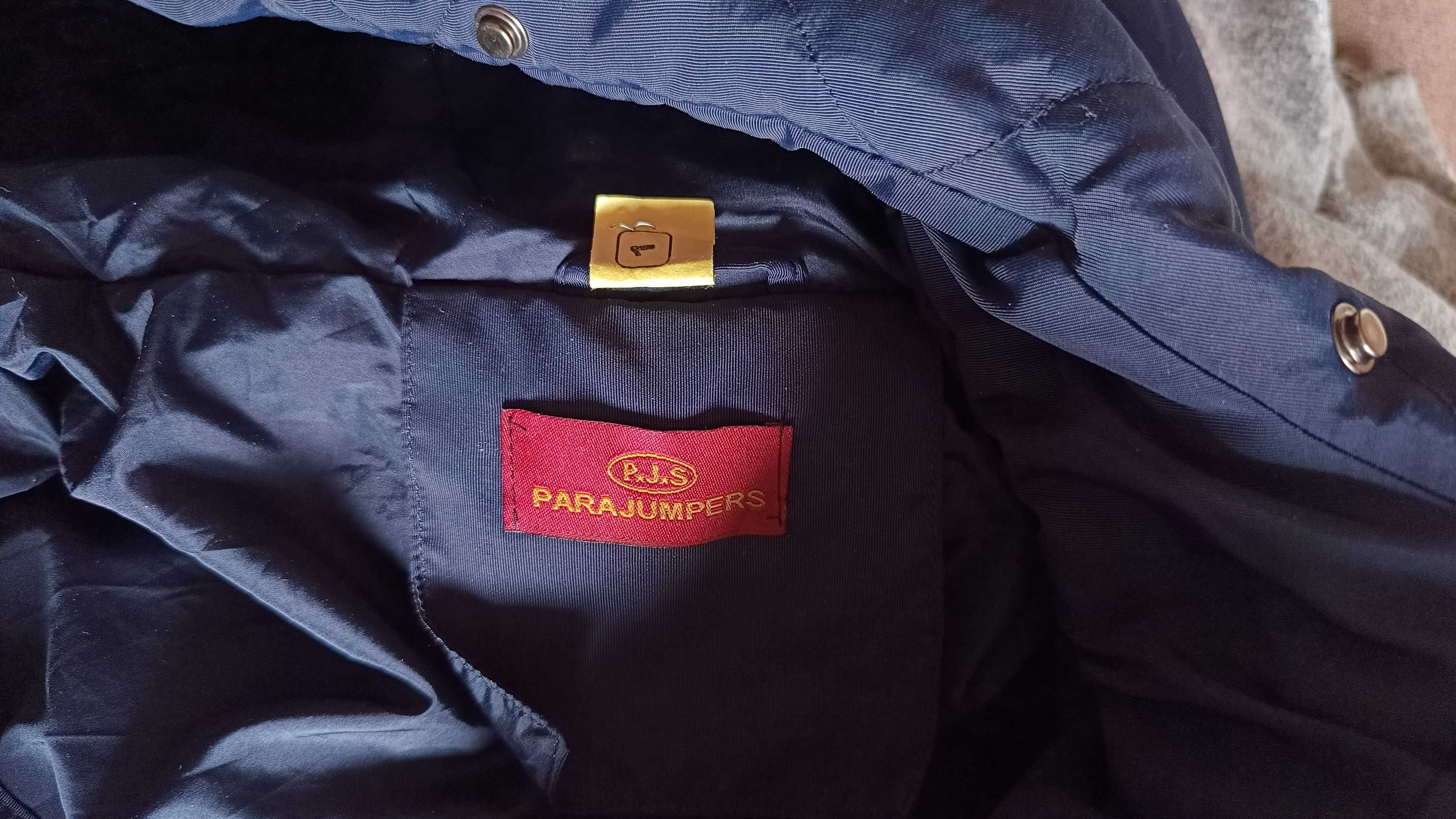 Męska kurtka zimowa 3/4 PARAJUMPERS r.M stan bardzo dobrt