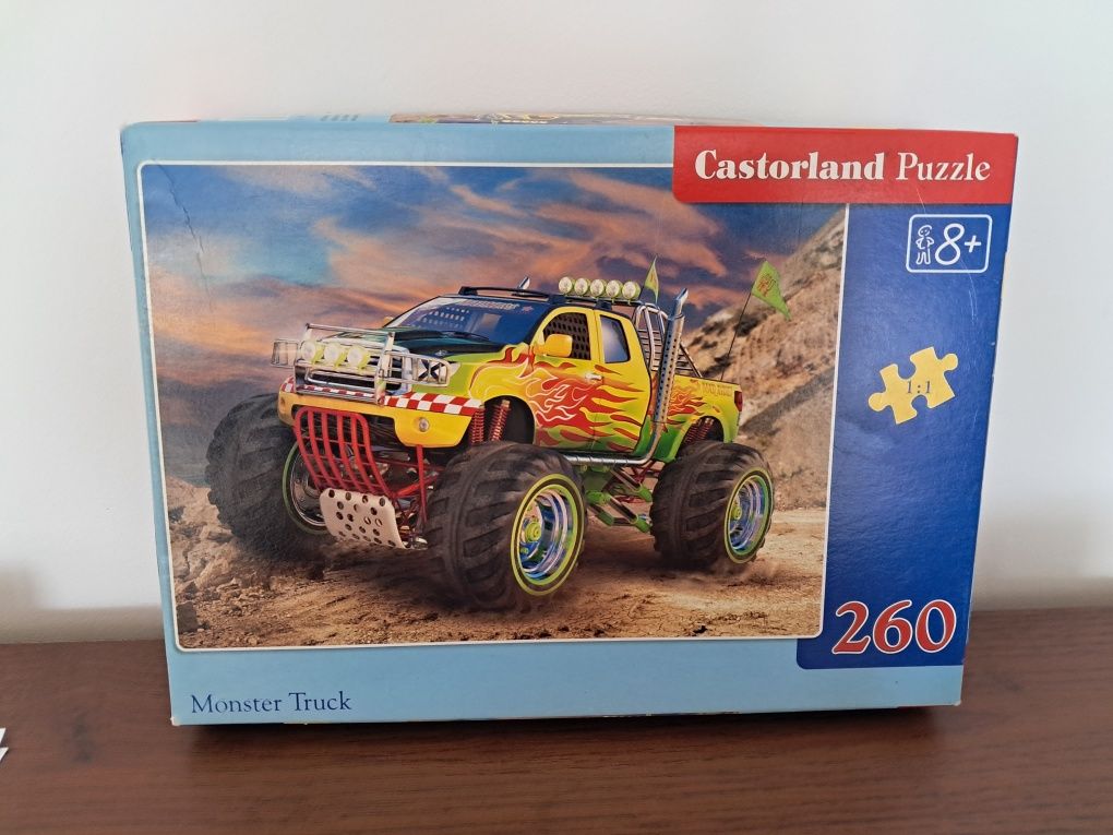 Puzzle Monster Truck Auta - Samochody 260 elementów