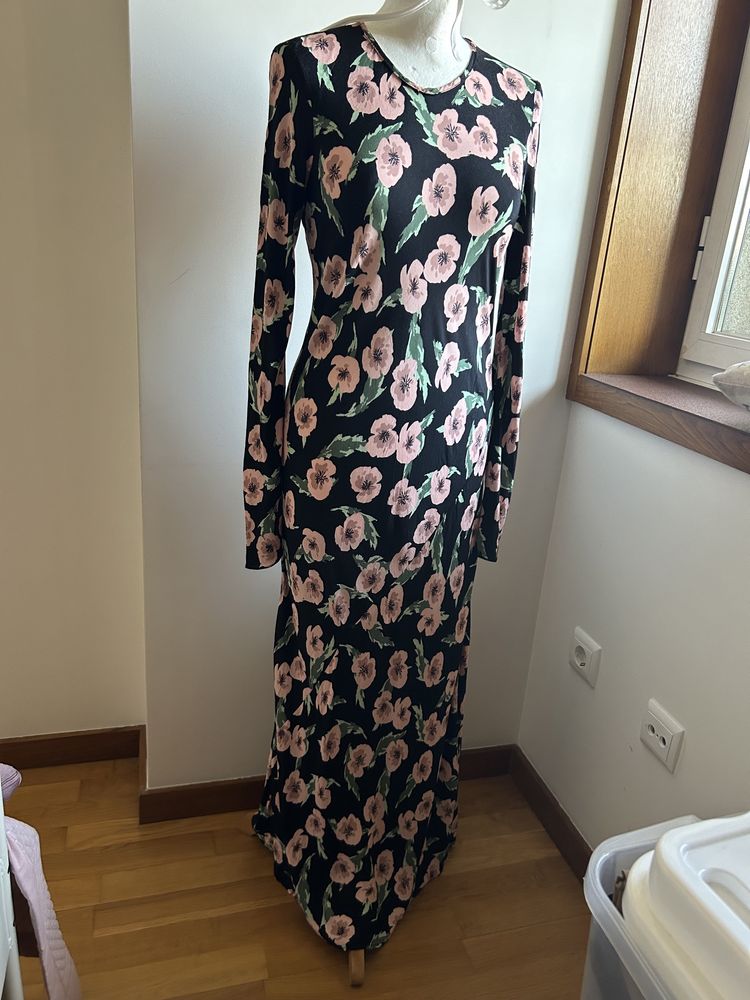 Bonito vestido estampado que veste 38/40/42