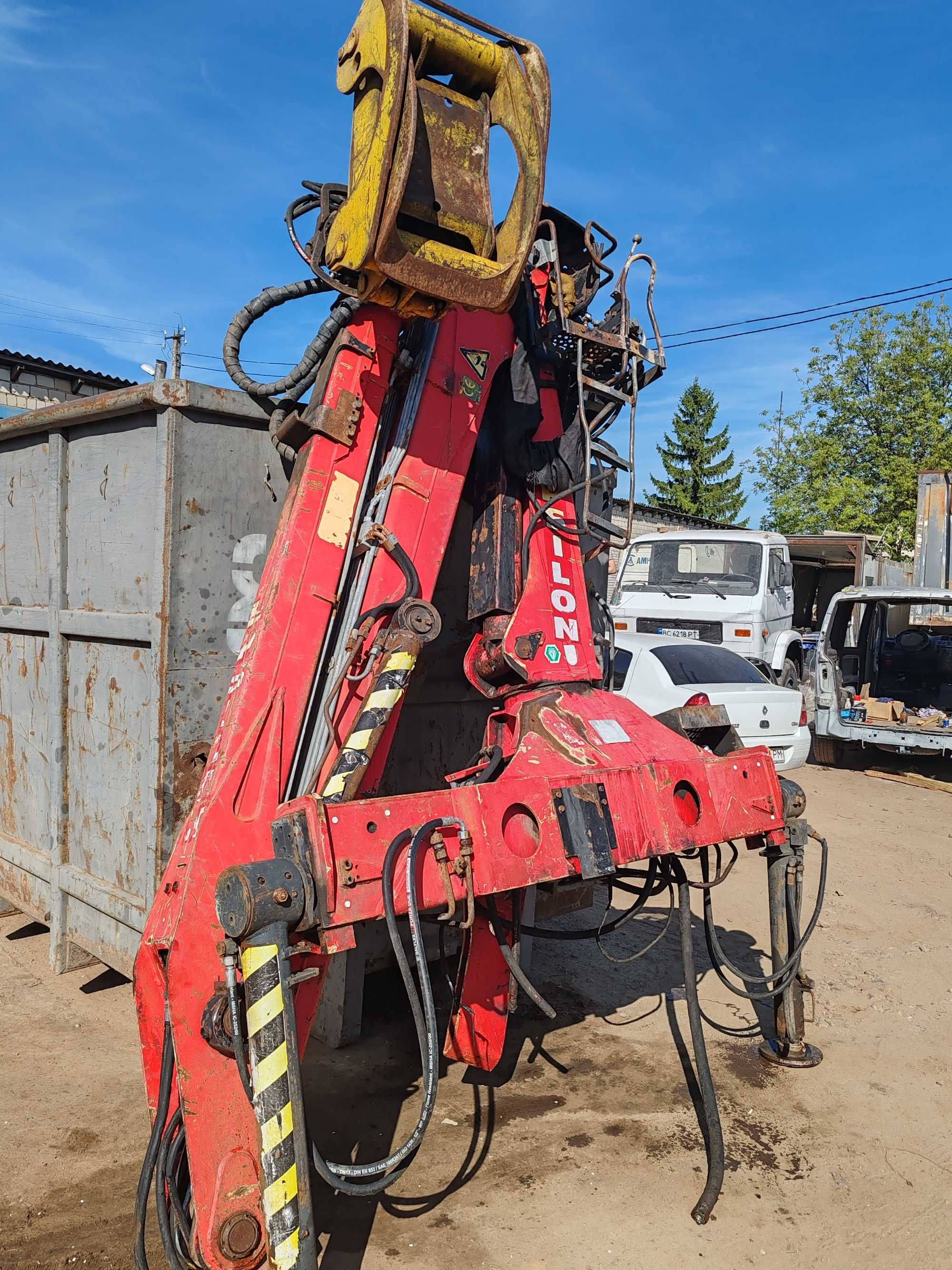 Лісовий Кран маніпулятор Palfinger Epsilon E10.78Z Hiab Fassi Copma
