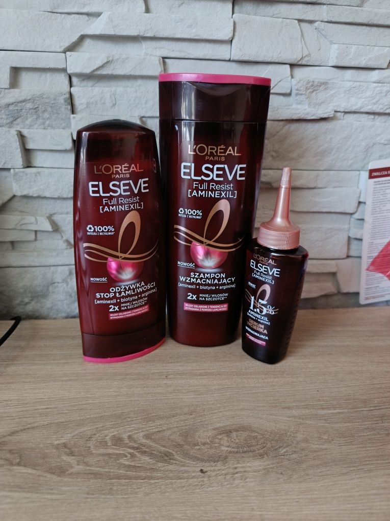 L'Oreal elseve full resist aminexil zestaw