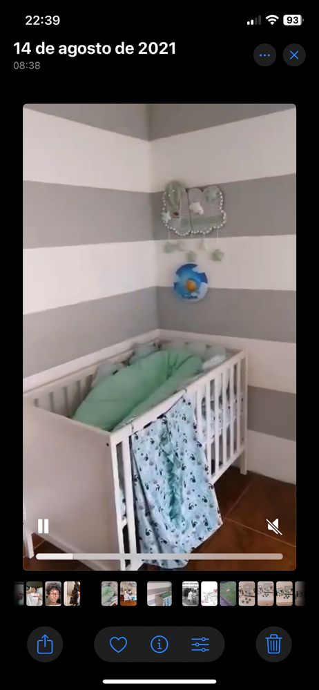 Berço+colchão+Muda fralda e cesto