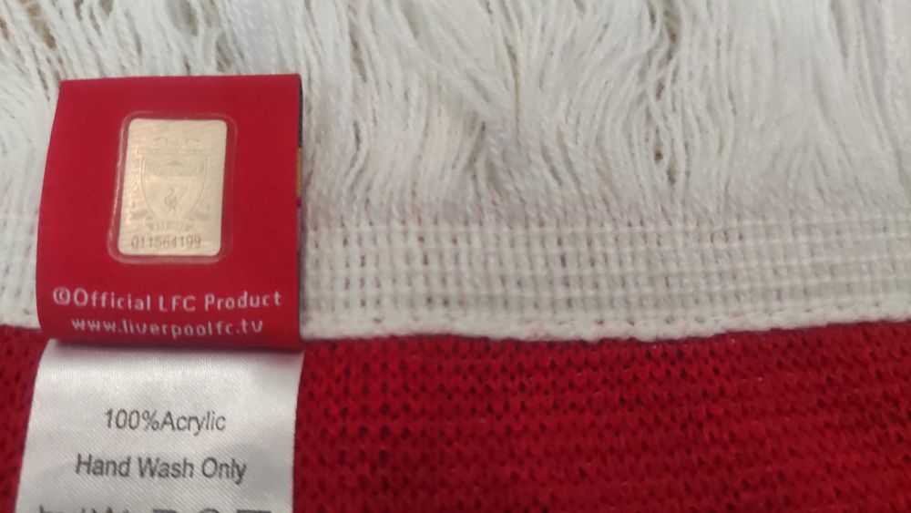 Szalik LIVERPOOL F.C. Oryginał Licencja Kolekcjonerski