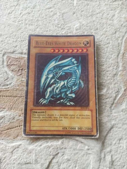Blue-Eyes White Dragon SDK-001 Carta Yu-Gi-oh!
