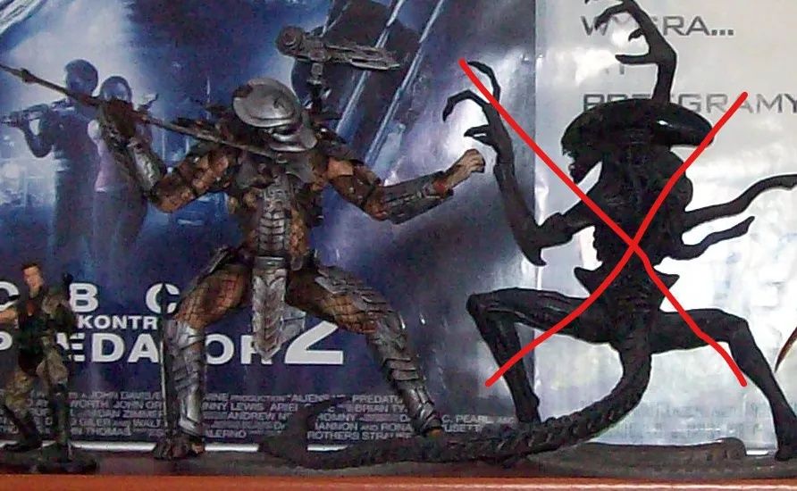 ALIENS VS PREDATOR - Scar Predator 12' (Mcfarlane)