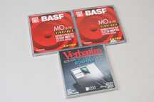 3 szt. Dysk Magnetooptyczny MO-R/W 230MB 3,5" Rewritable BASF/Verbatim