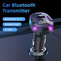 ФМ трансмітер FM модулятор C49 Bluetooth 5.3 USB Type C PD вольтаж АКБ