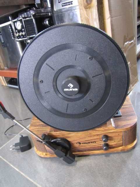 Verticalo SE Gramofon w stylu retro pionowy AUNA Bluetooth
