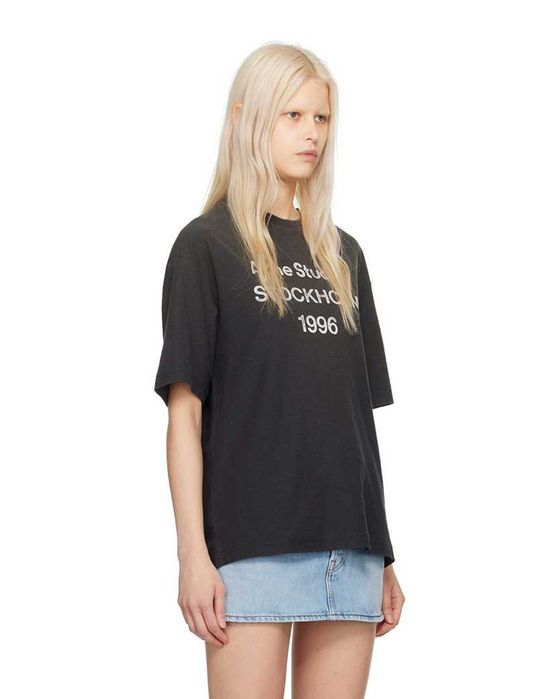 Футболка Acne Studios Exford 1996 T-Shirt Faded Black