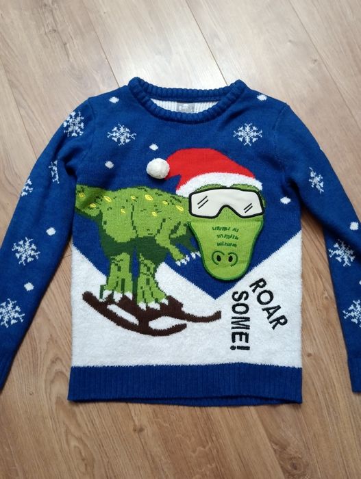 Sweterek świąteczny dla dzieci George 140/146