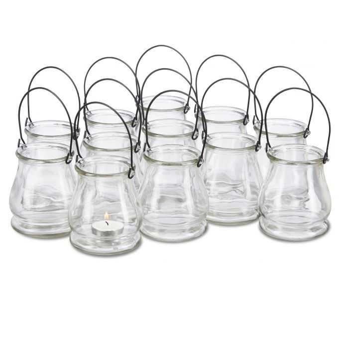 Świeczniki Słoiki na świeczki tealight 10szt.