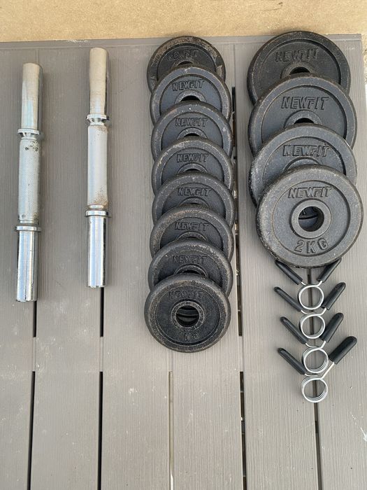 Par de halteres de 10kg (20kg no total)