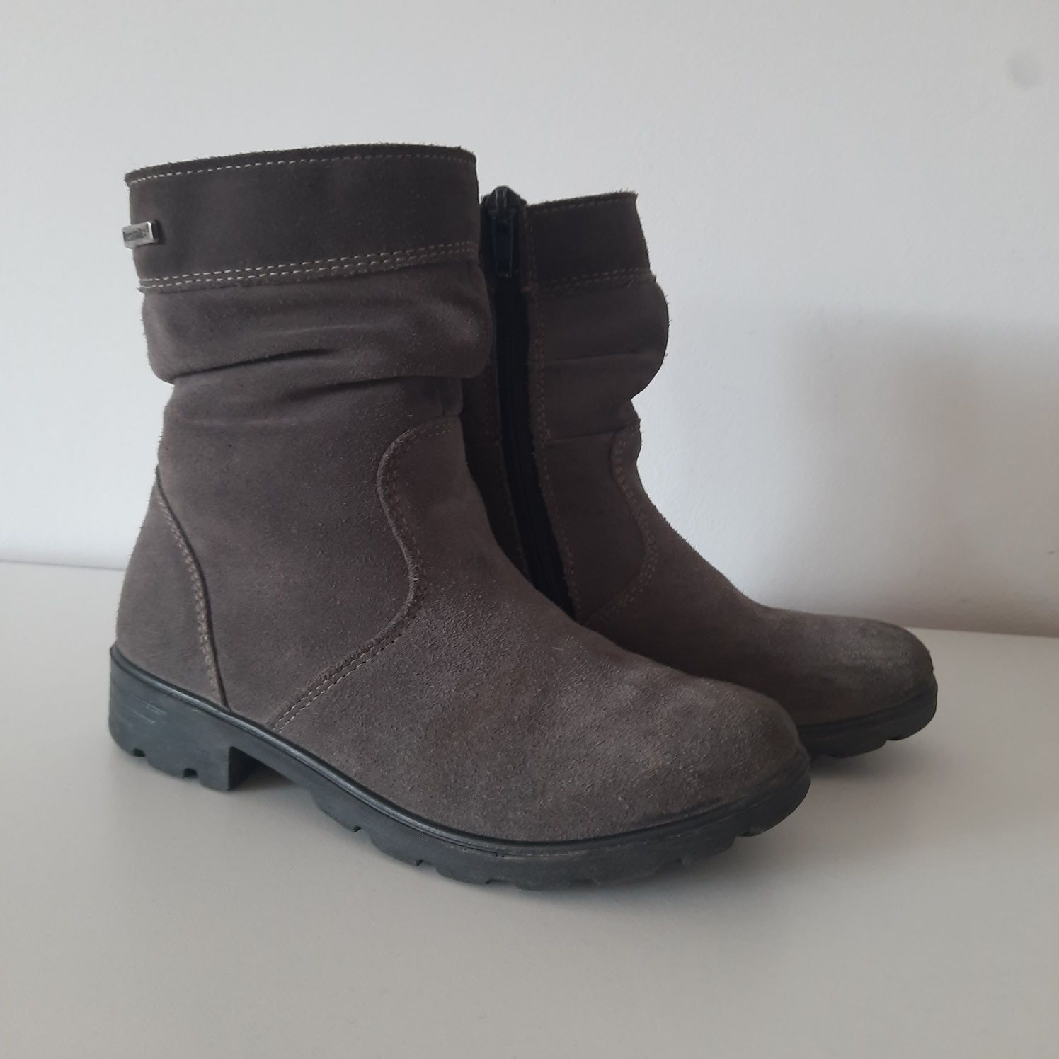 Buty kozaki skórzane jesienne r.31