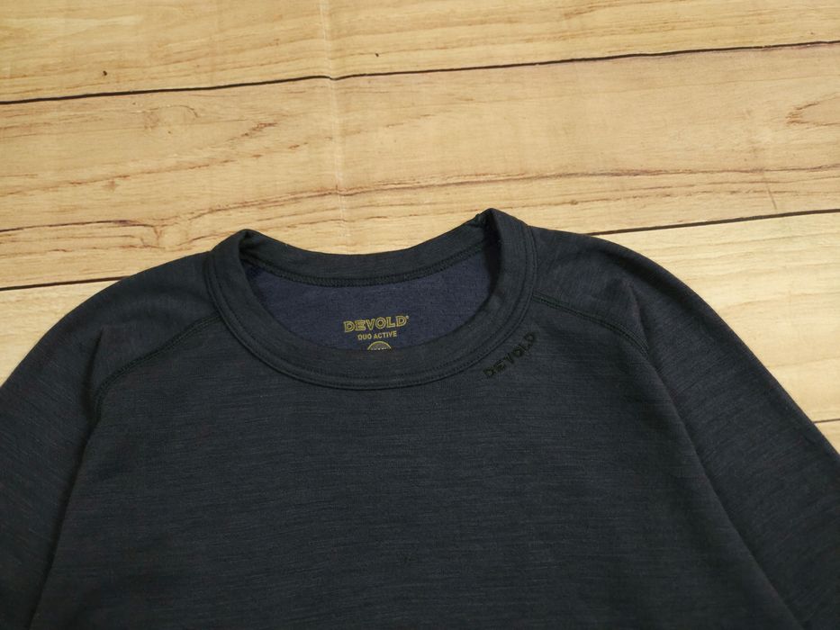 DEVOLD DuoActive Bluzka Termo aktywna Męska Wełna Merino Logo r. XL