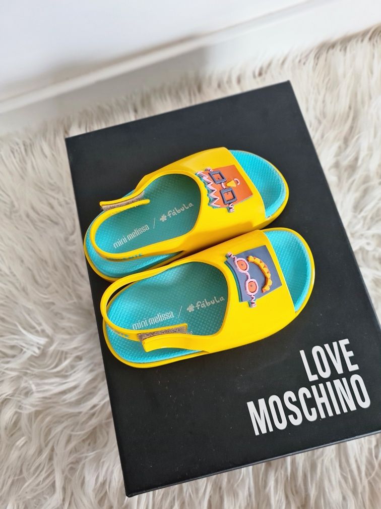 Mini Melissa Cloud Slide 25 26 16cm sandały klapki dziecięce meliski