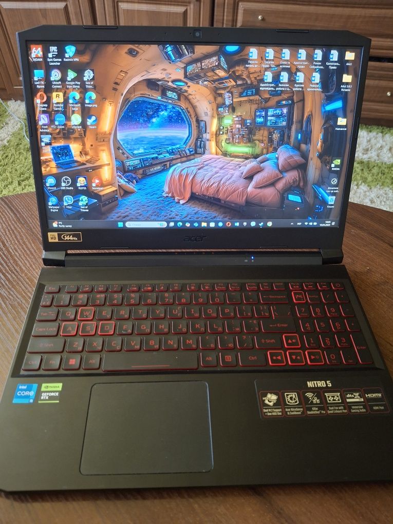 Ігровий ноутбук ACER Nitro 5   AN515-57-5423 Shale Black