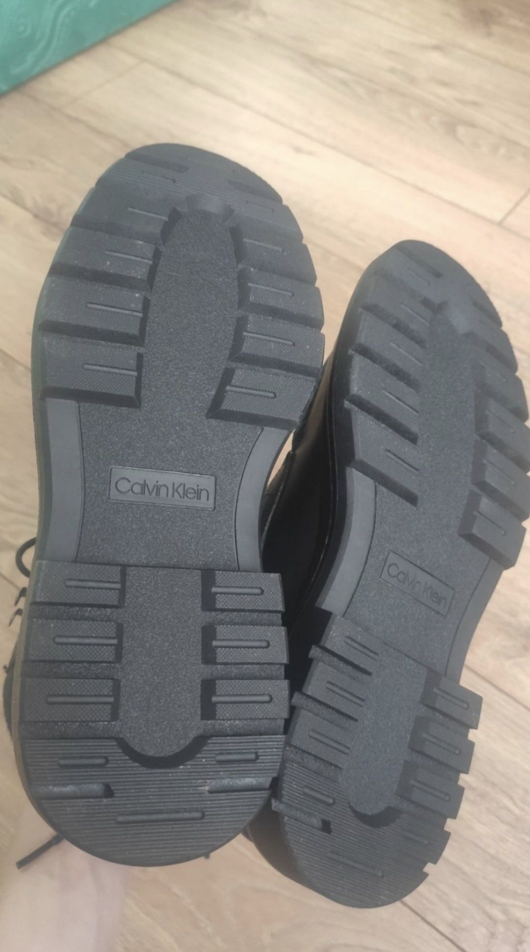 Ботинки кожаные Calvin Klein