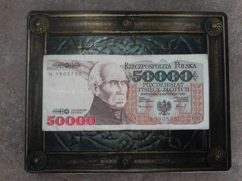 Banknot 50000 RP S.Staszic Seria H