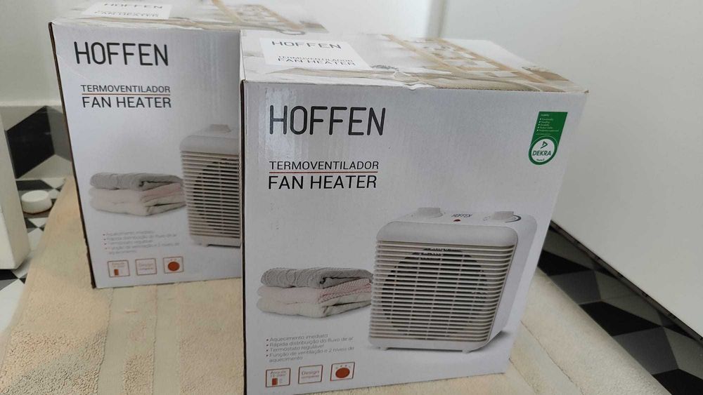 Termoventilador / aquecedor HOFFEN - 2 pelo preço de um