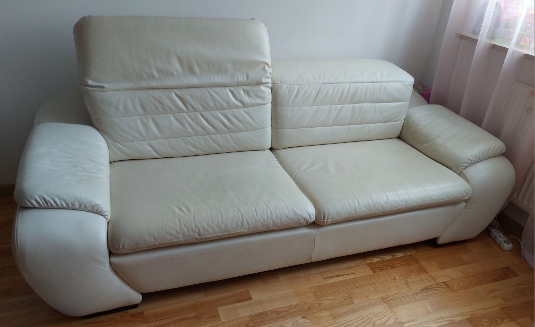 Sofa skórzana skóra naturalna