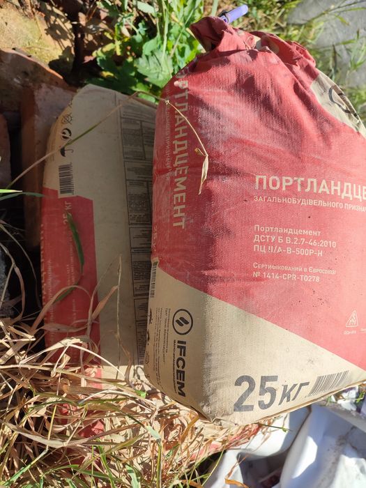 Засохший цемент М500