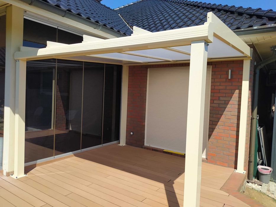 Zadaszenie tarasu aluminiowe, pergola, altana, poliwęglan, szkło