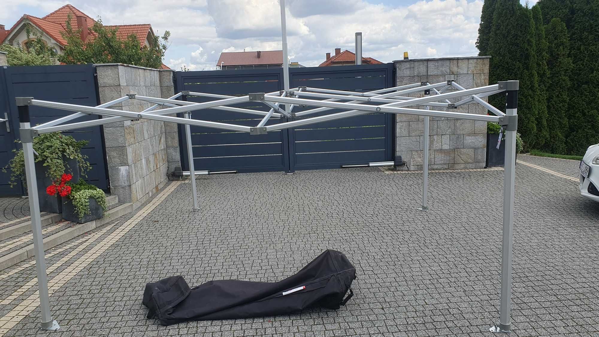 Namiot Ekspres. FleXtents Xtreme 50 3x3m zielony, ściany, 1x używany.