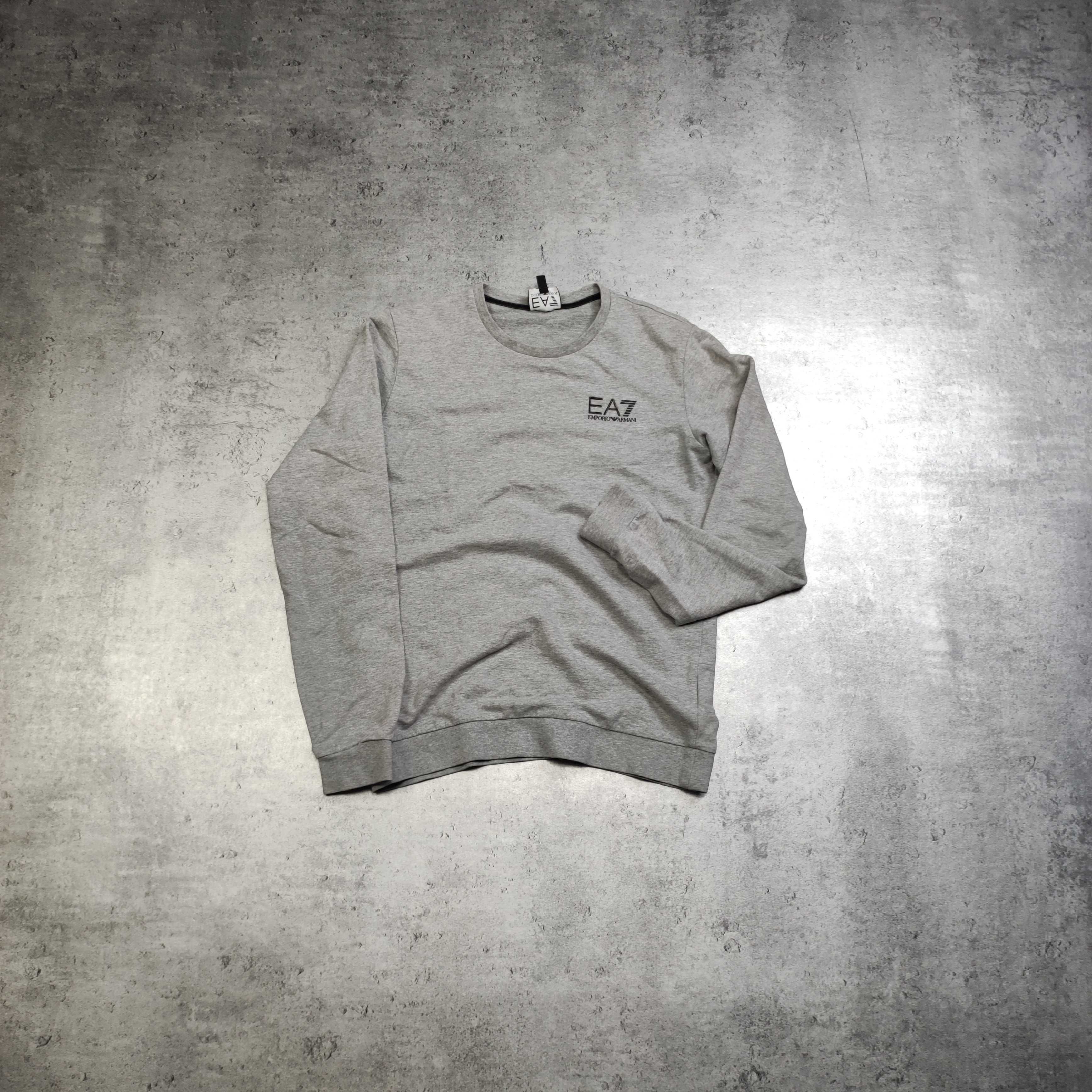 DAMSKA Bluza Lekka Długi Rękaw Bluzka EA7 Emporio Armani PREMIUM logo