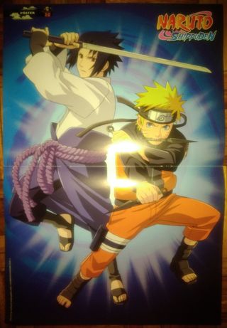 Poster Naruto e Sasuke
