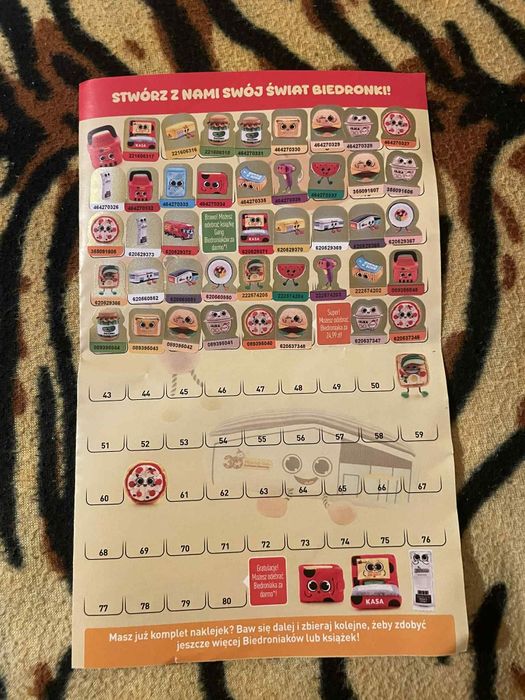 Naklejki Biedronka 42