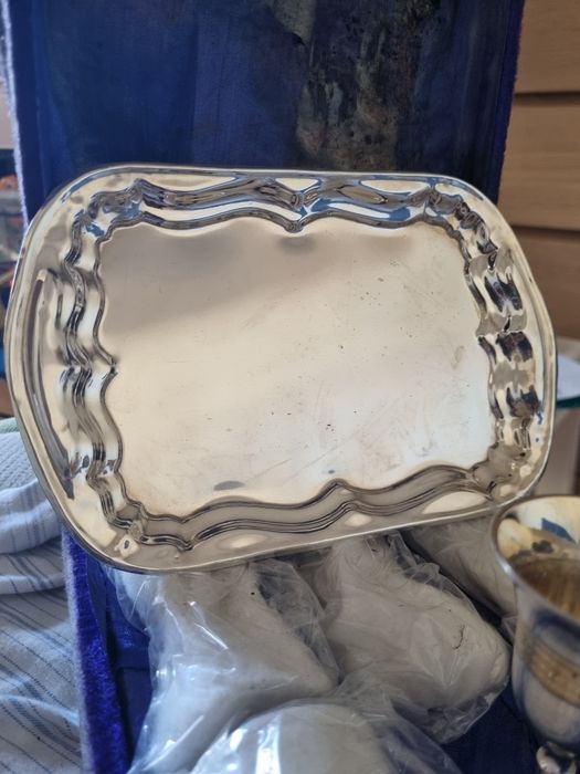 Conjunto de 6 cálices+ prato